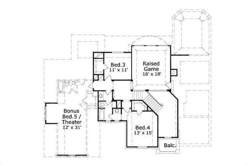 SECOND STORY FLOOR PLAN