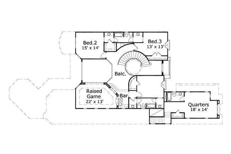 SECOND STORY FLOOR PLAN