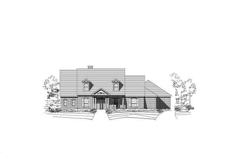 4-Bedroom, 4894 Sq Ft Luxury Home Plan - 156-2059 - Main Exterior
