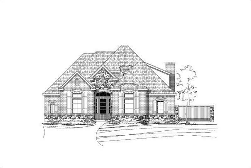 3-Bedroom, 2700 Sq Ft Country Home Plan - 156-2070 - Main Exterior