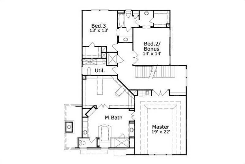 SECOND LEVEL FLOOR PLAN
