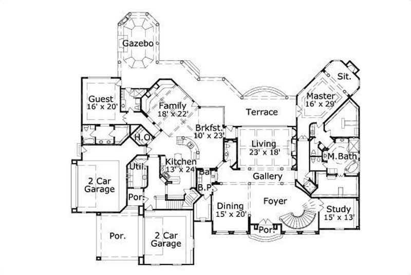 MAIN LEVEL FLOOR PLAN