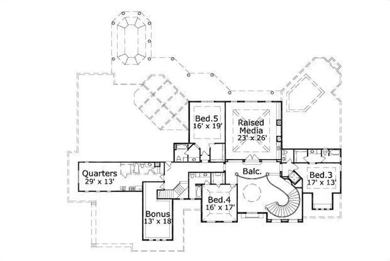 SECOND LEVEL FLOOR PLAN