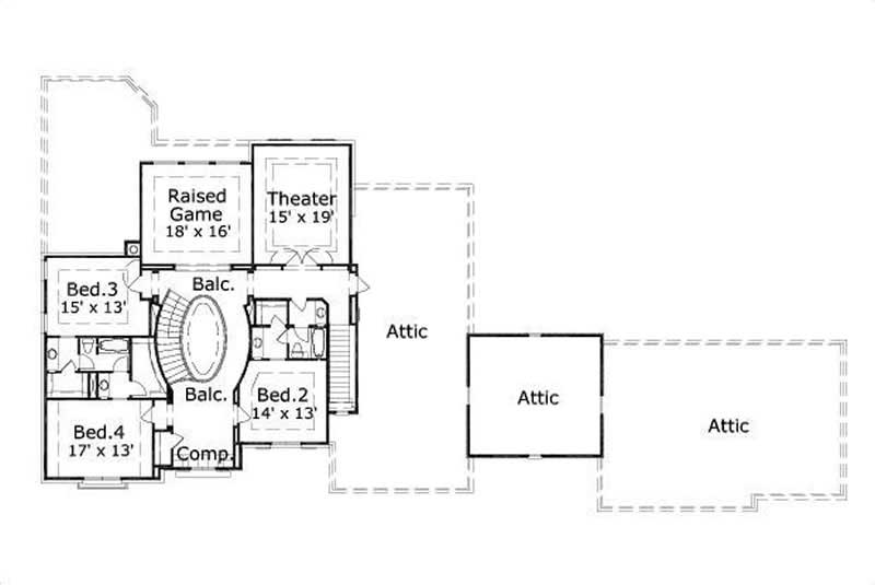 SECOND STORY FLOOR PLAN