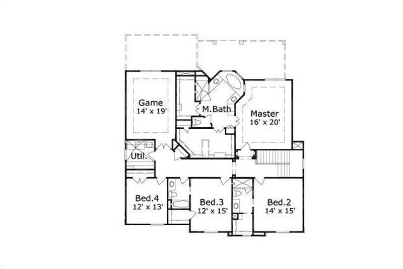 SECOND STORY FLOOR PLAN