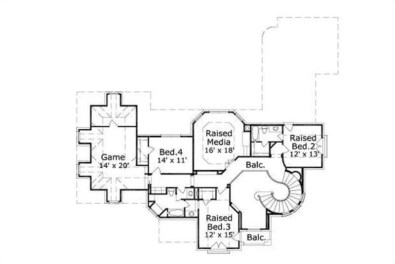 SECOND STORY FLOOR PLAN