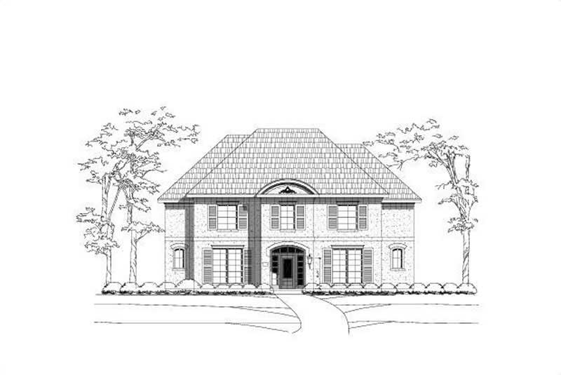 6-Bedroom, 4340 Sq Ft Luxury Home Plan - 156-2099 - Main Exterior
