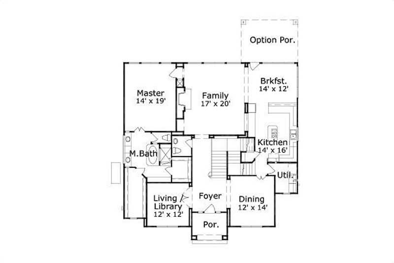 MAIN LEVEL FLOOR PLAN