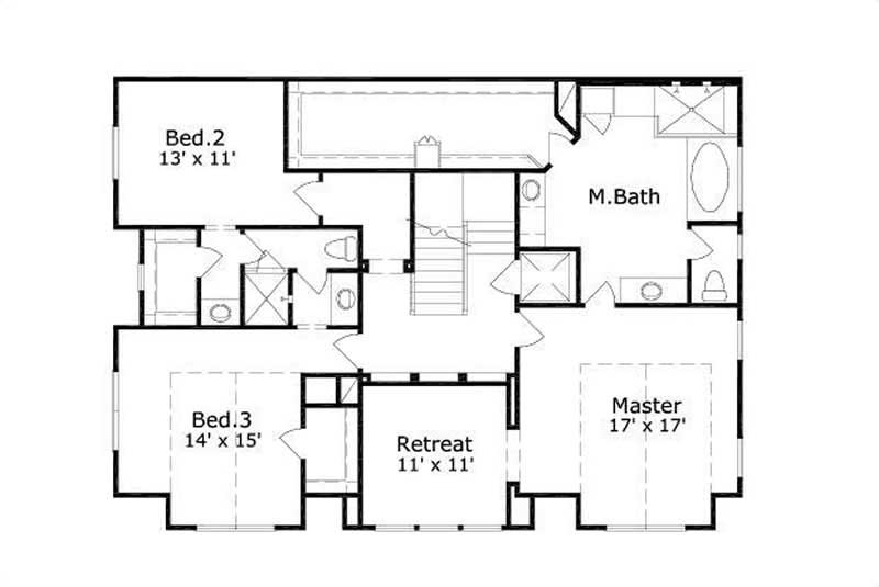 SECOND LEVEL FLOOR PLAN