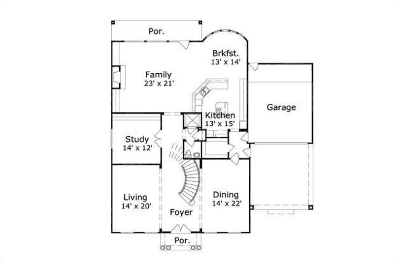 FIRST STORY FLOOR PLAN