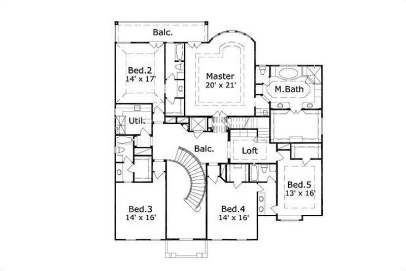 SECOND STORY FLLOR PLAN
