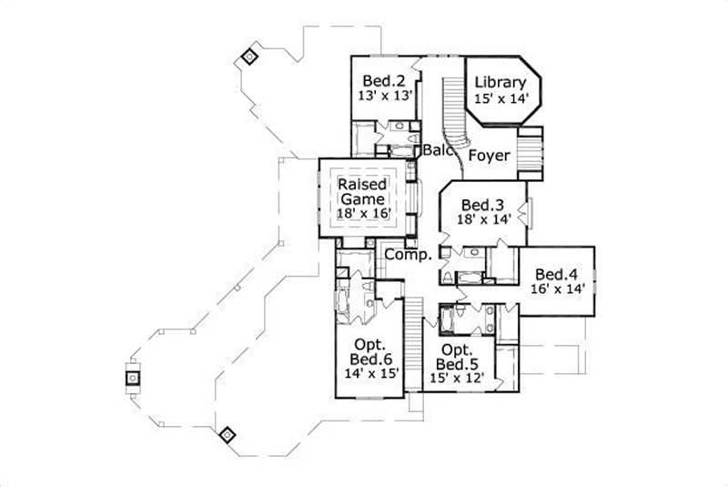 SECOND LEVEL FLOOR PLAN