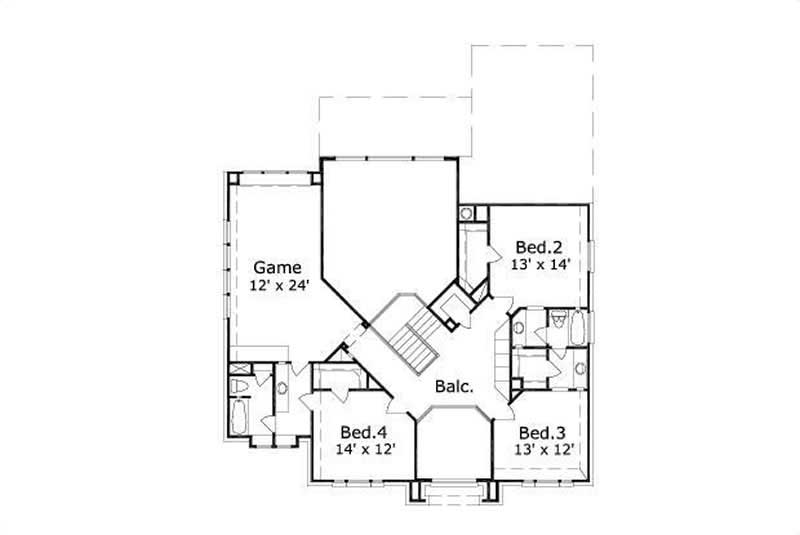 SECOND STORY FLOOR PLAN