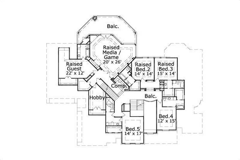 SECOND LEVEL FLOOR PLAN
