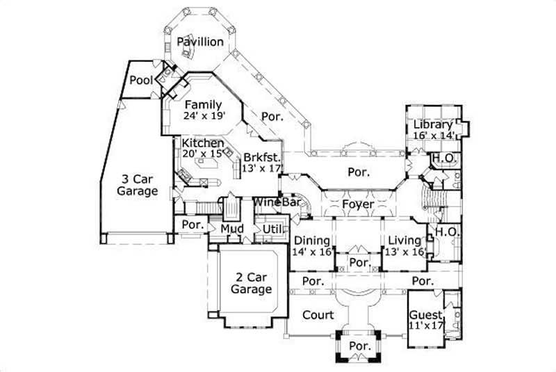 MAIN LEVEL FLOOR PLAN