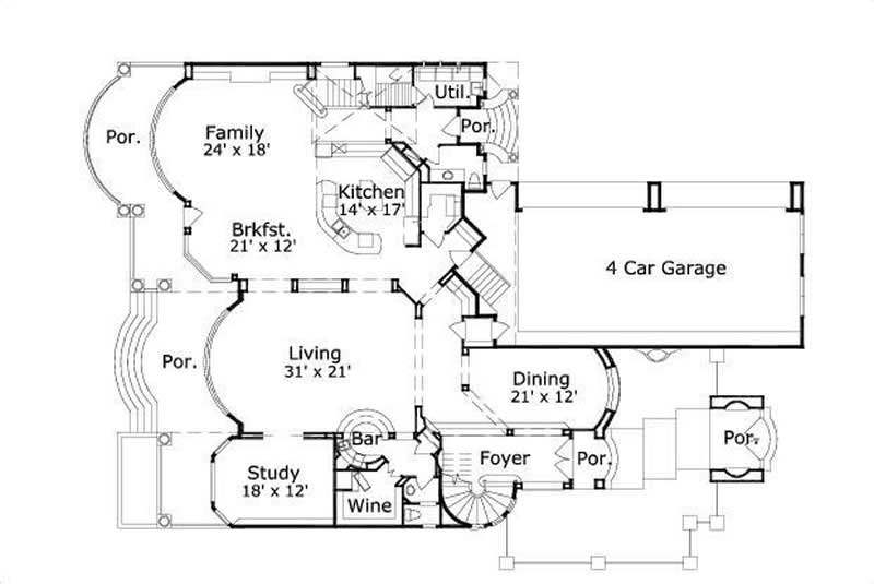 MAIN LEVEL FLOOR PLAN