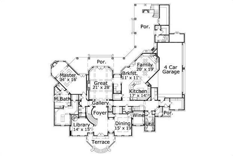 MAIN LEVEL FLOOR PLAN