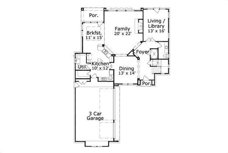 MAIN LEVEL FLOOR PLAN