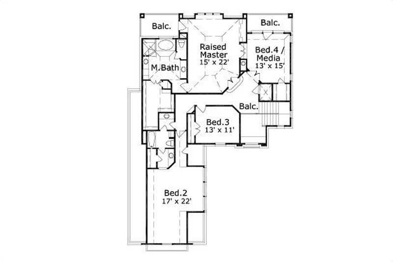 SECOND LEVEL FLOOR PLAN