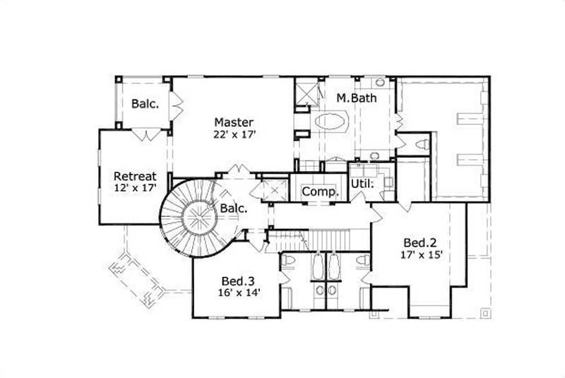 SECOND LEVEL FLOOR PLAN