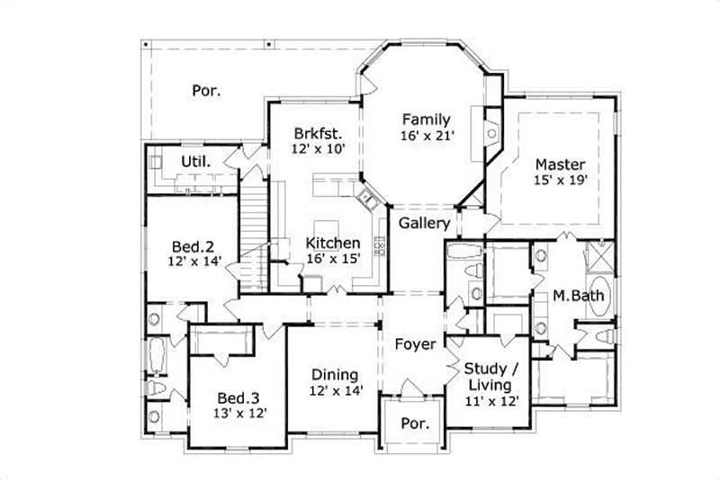 FIRST STORY FLOOR PLAN