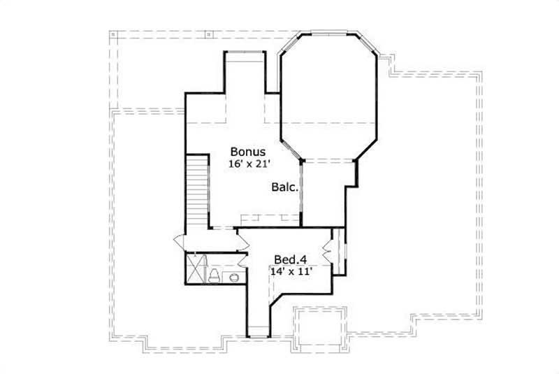 SECOND STORY FLOOR PLAN