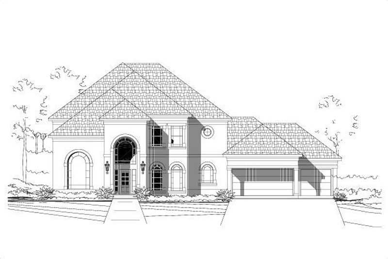 5-Bedroom, 4133 Sq Ft Luxury House Plan - 156-2139 - Front Exterior