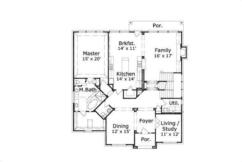 FIRST STORY FLOOR PLAN