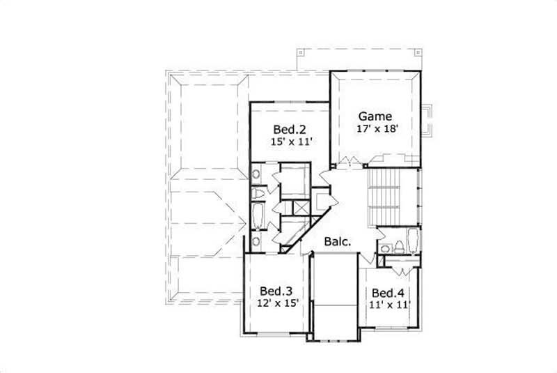 SECOND STORY FLOOR PLAN