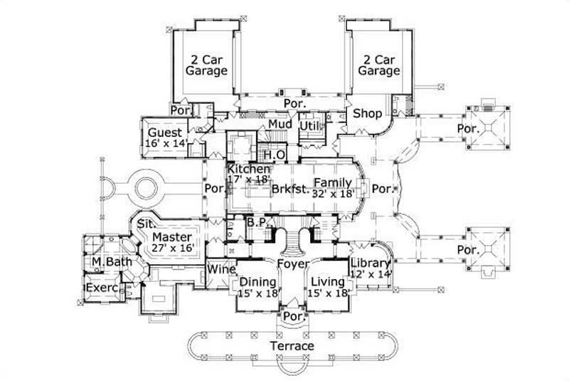 MAIN LEVEL FLOOR PLAN