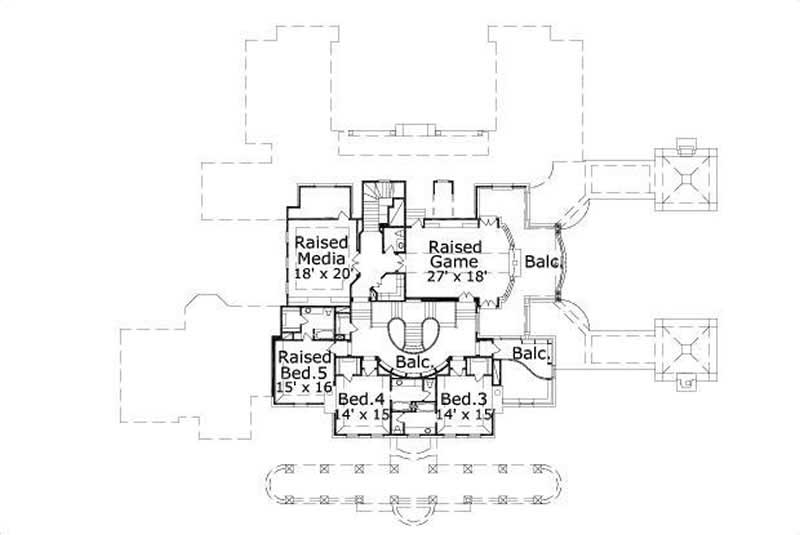SECOND LEVEL FLOOR PLAN