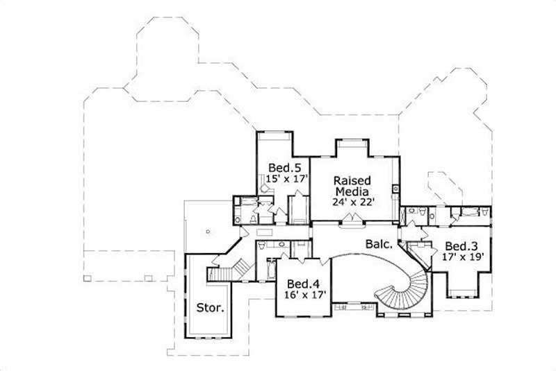 SECOND LEVEL FLOOR PLAN