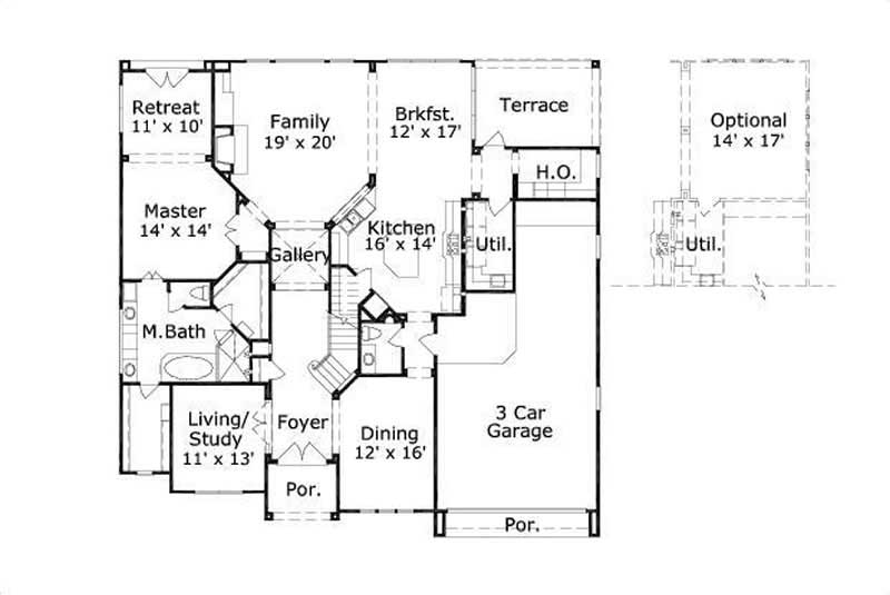 MAIN LEVEL FLOOR PLAN