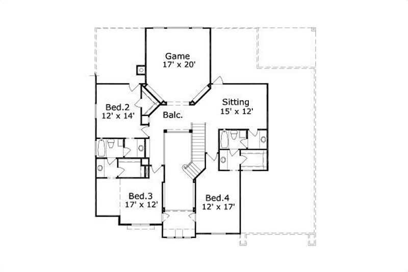 SECOND LEVEL FLOOR PLAN