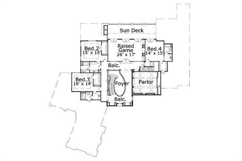 SECOND STORY FLOOR PLAN