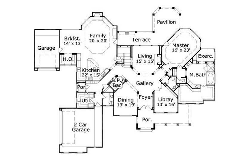 MAIN LEVEL FLOOR PLAN