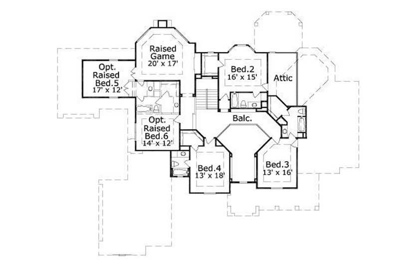 SECOND LEVEL FLOOR PLAN