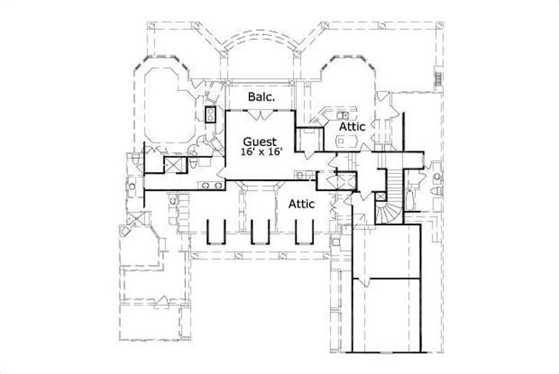 SECOND STORY FLOOR PLAN