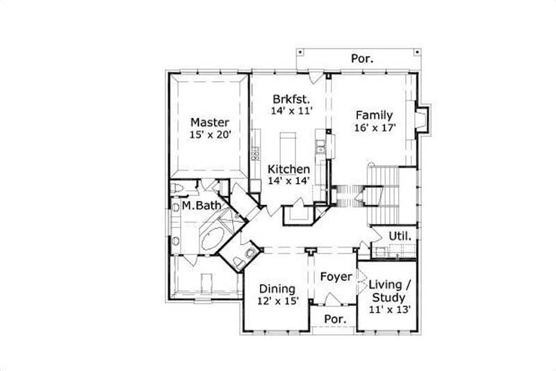FIRST STORY FLOOR PLAN