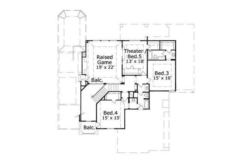 SECOND STORY FLOOR PLAN