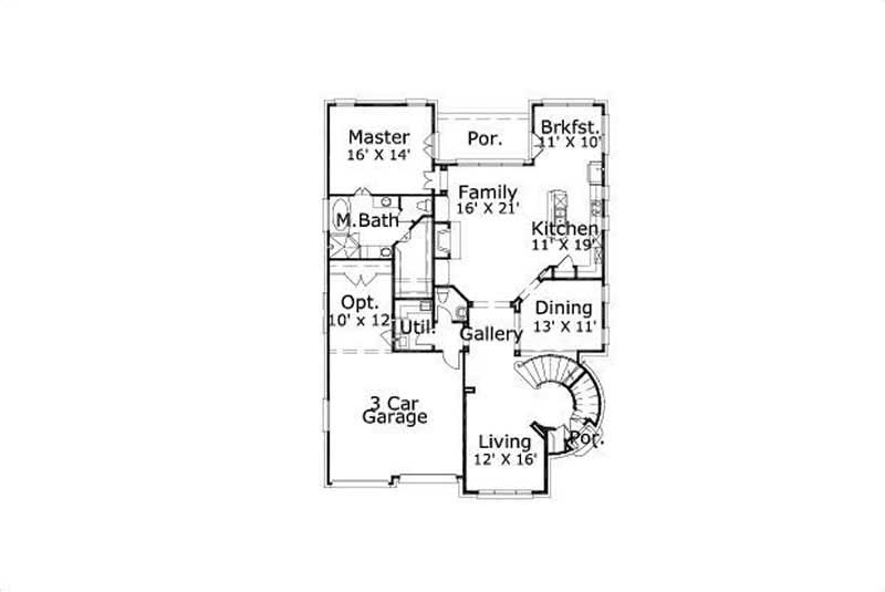 MAIN LEVEL FLOOR  PLAN