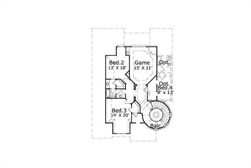SECOND LEVEL FLOOR PLAN