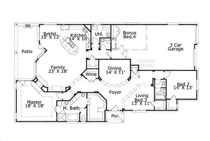 MAIN LEVEL FLOOR PLAN