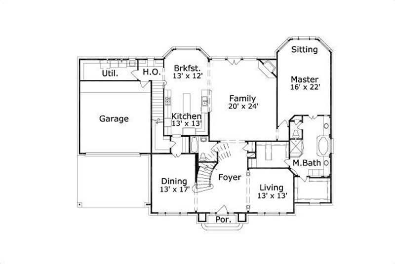 MAIN LEVEL FLOOR PLAN
