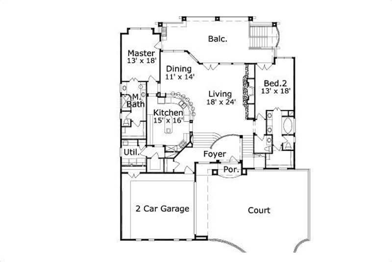 MAIN LEVEL FLOOR PLAN