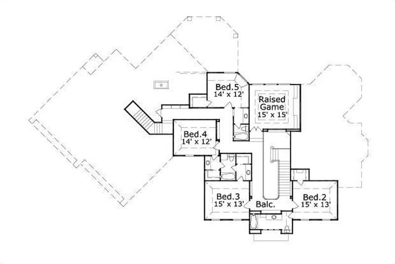 SECOND LEVEL FLOOR PLAN
