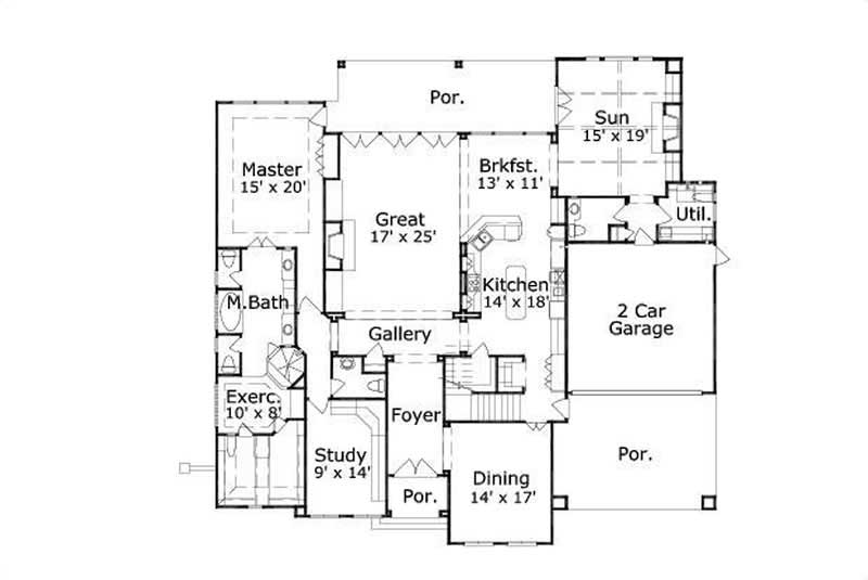MAIN LEVEL FLOOR PLAN