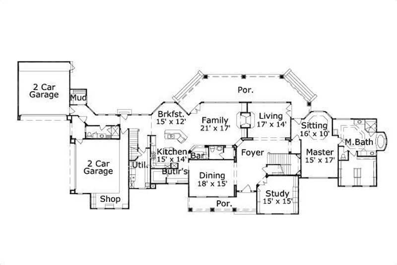 MAIN LEVEL FLOOR PLAN