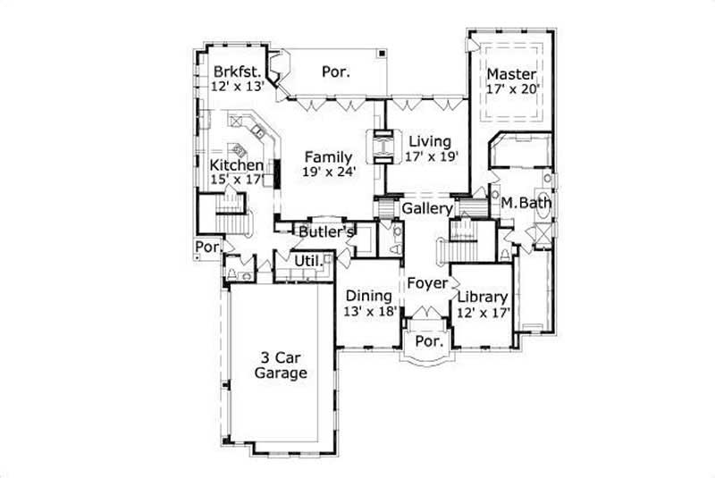 MAIN LEVEL FLOOR PLAN
