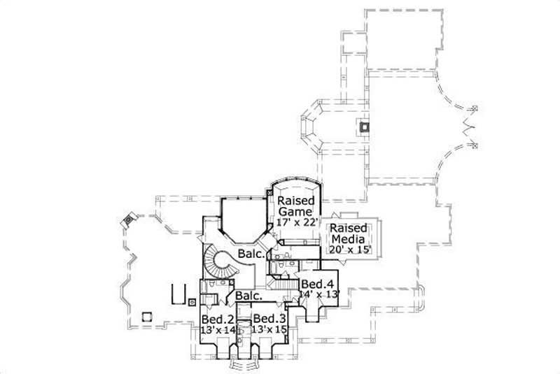 SECOND LEVEL FLOOR PLAN